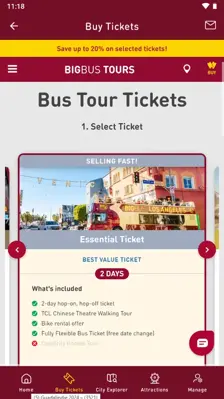 Big Bus Tours android App screenshot 9