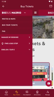 Big Bus Tours android App screenshot 2